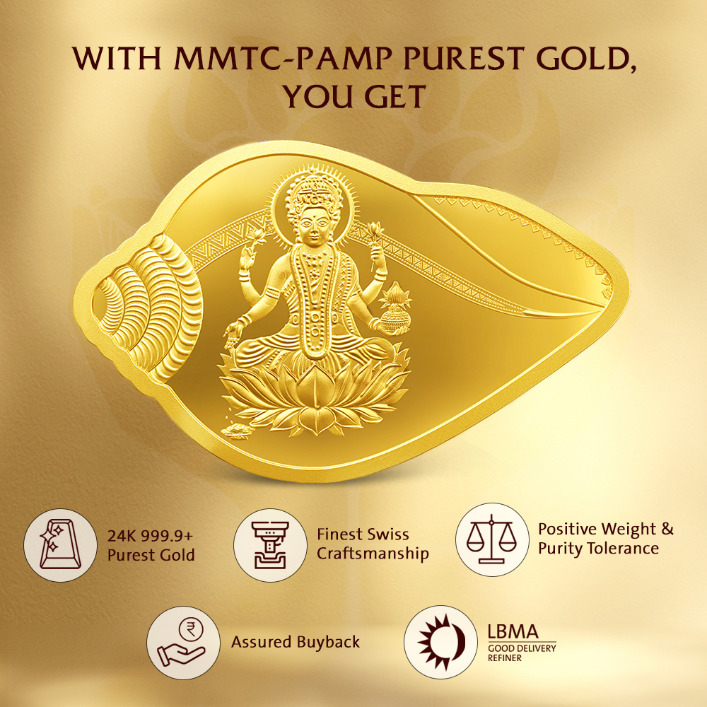 Lakshmi Shankh Shape 24k (999.9) 20 gm Gold Coin03.jpg